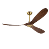 Walnut Blades with Brass Rod