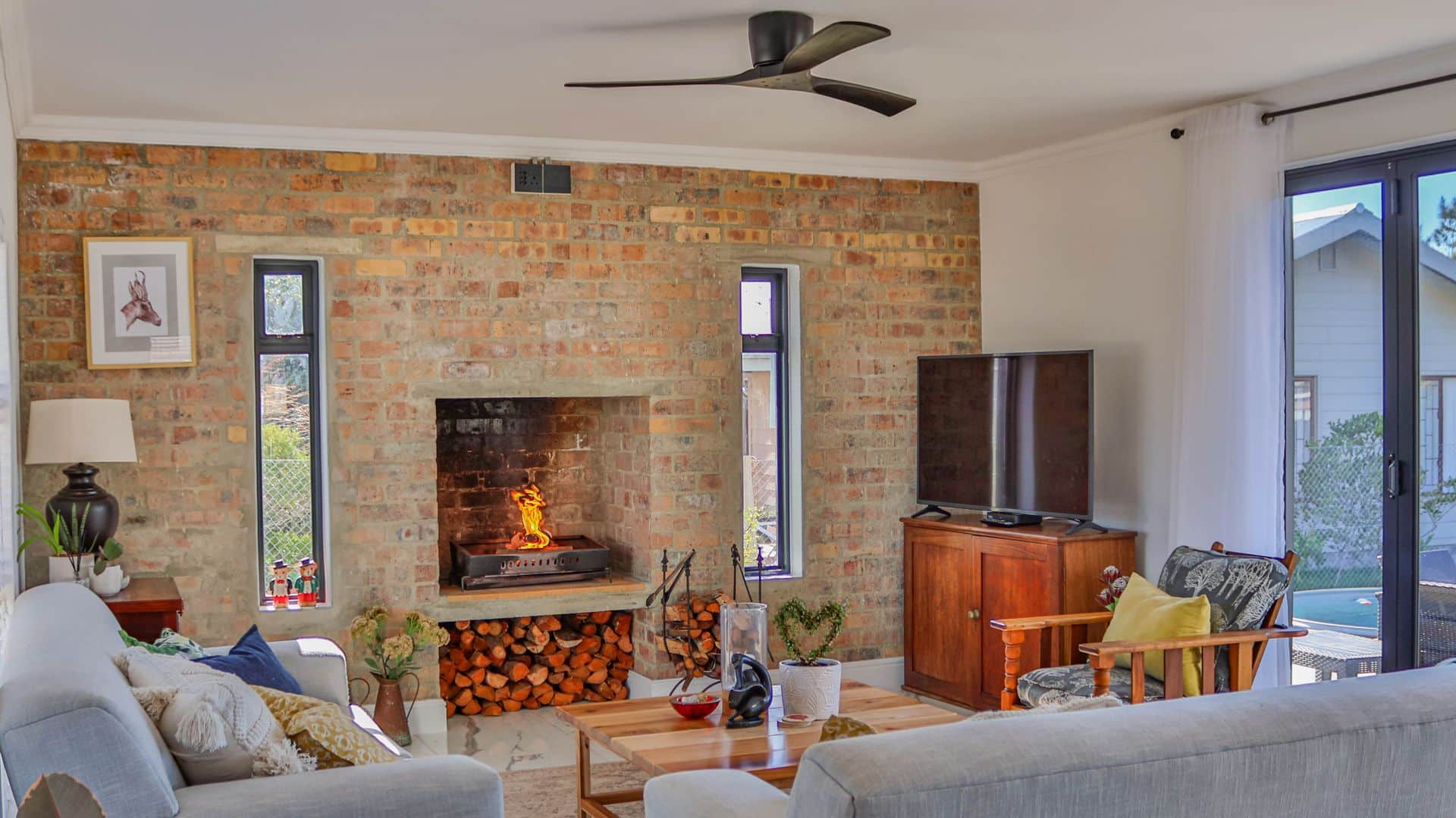 Flush-Mounted Ceiling Fans